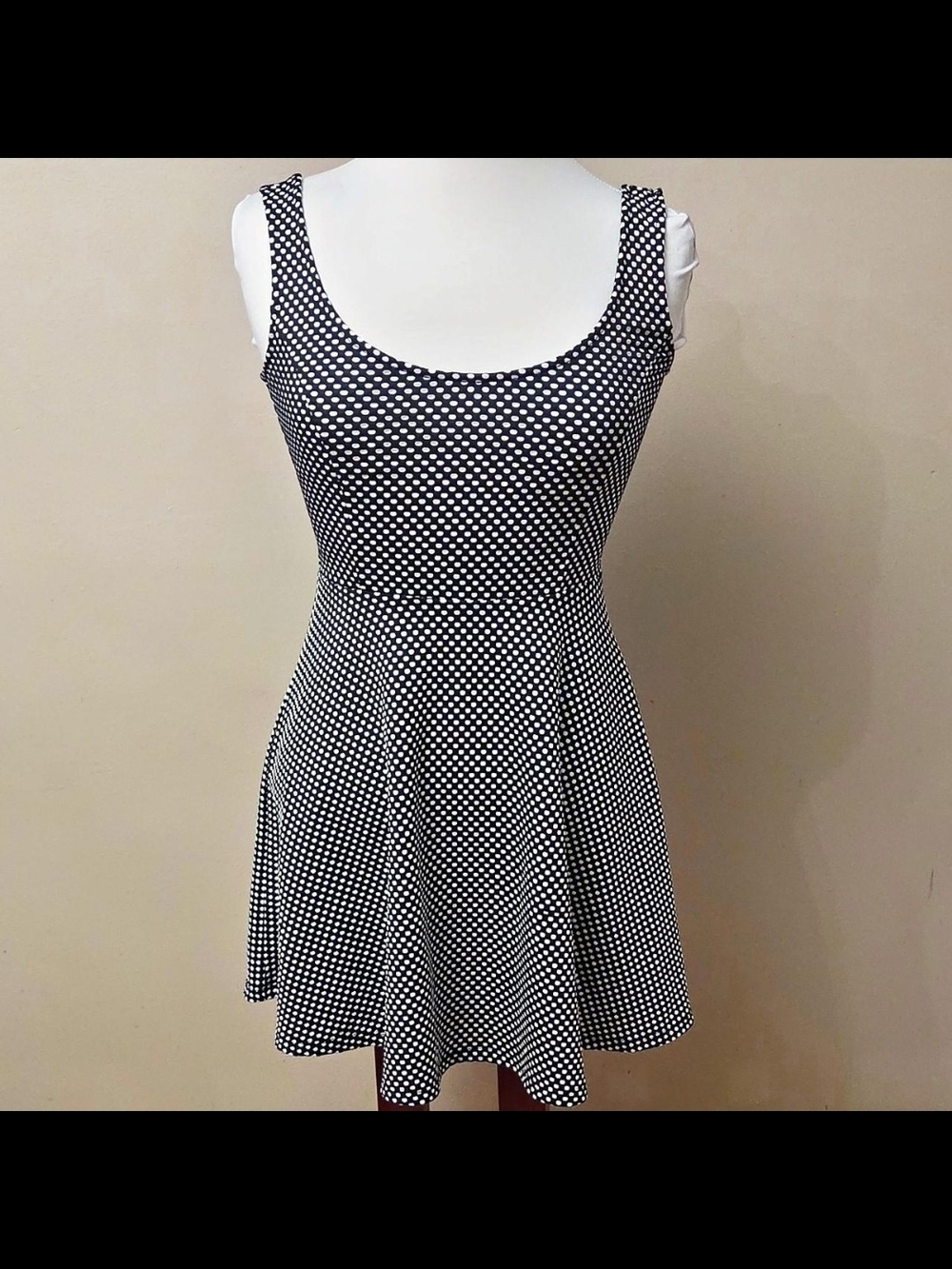 Forever 21 Black & White Polka Dot Mini Dress